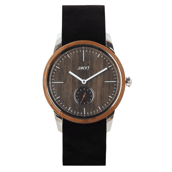 Montre minimaliste Talang bracelet nato noir profond